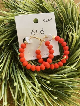 Red Clay Ball Hoops