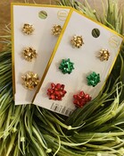 Christmas Gift Bow Set Multicolored