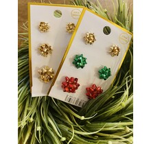 Christmas Gift Bow Set Multicolored