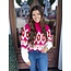 The Uptown Peach Fireside Chevron Sweater