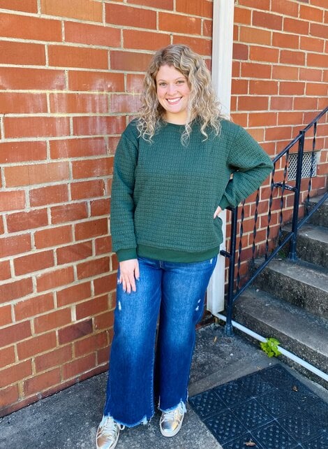 Hailey Quilted Pullover