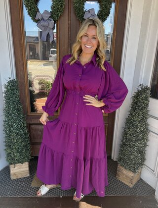 Macy Magenta Dress
