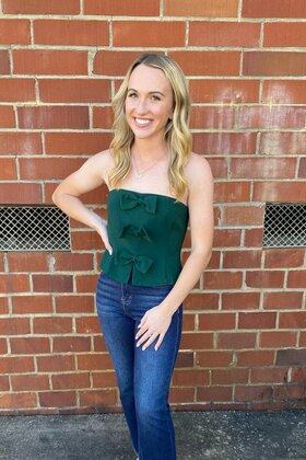 Triple Bow Tube Top