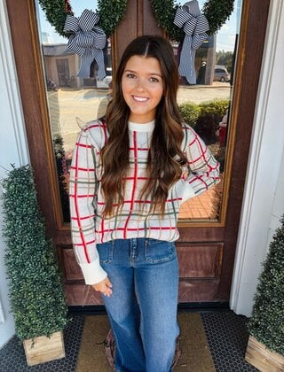 The Christmas Plaid Sweater