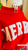 Be Merry Sweatshirt Red
