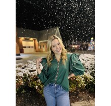 Emerald Ruffle Blouse
