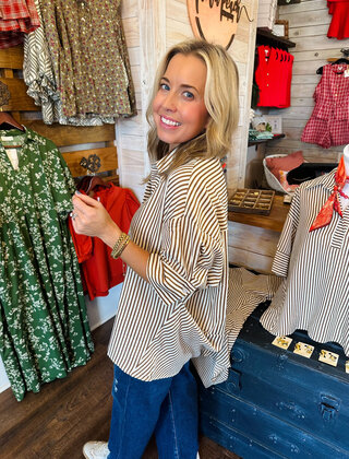 Stella Stripe Oversized Top