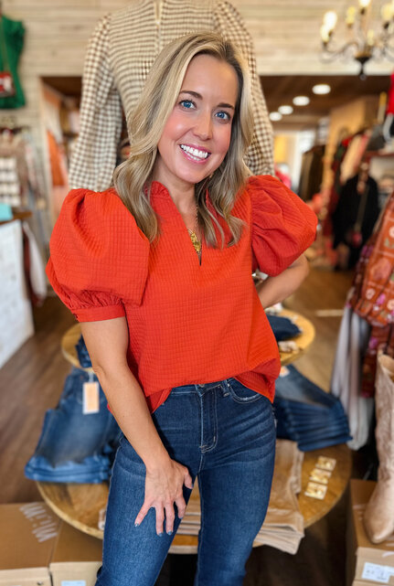 Quinns Quilted Blouse