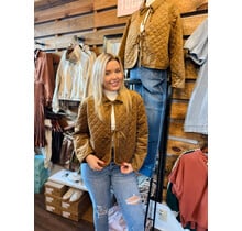 Feels-Like-Fall Quilted Jacket