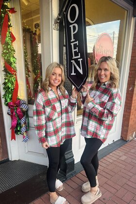 The Vintage Christmas Shacket