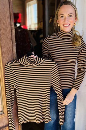 The Cutest Espresso Turtleneck
