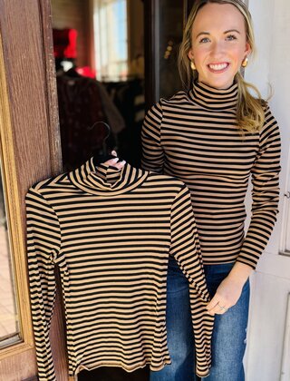The Cutest Espresso Turtleneck