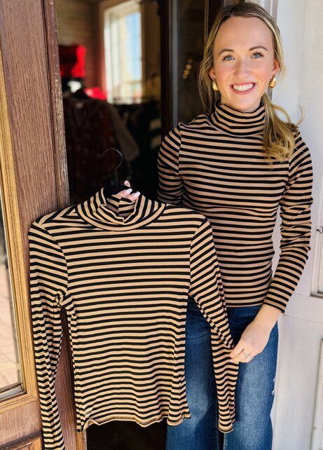 The Cutest Espresso Turtleneck