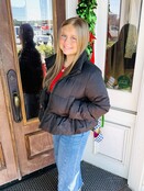 Ruffle Puffer Jacket