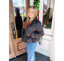 Ruffle Puffer Jacket