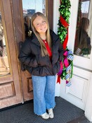 Ruffle Puffer Jacket