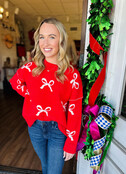Pretty Present Bow Sweater