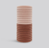 Seamless Elastic Hair Ties - 20 pack