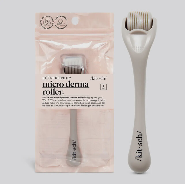 Micro Derma Face Roller - Warm Grey