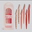 The Uptown Peach Smoothing Plastic Dermaplaners - 6 pack