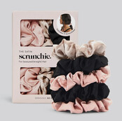 Satin Sleep Scrunchies - 5 Pack