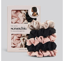 Satin Sleep Scrunchies - 5 Pack