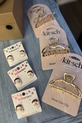 Metal Claw Clip - Gold