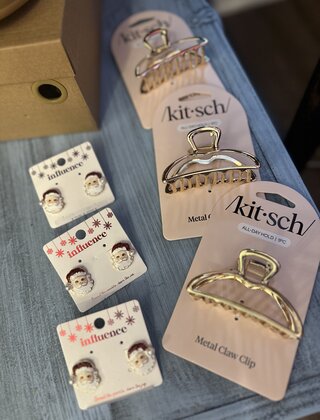 Metal Claw Clip - Gold