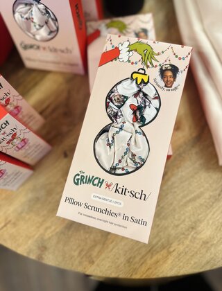The Grinch x Kitsch Pillow Scrunchies