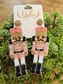 Beaded Nutcracker Earrings