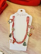 Holly Jolly Christmas Charm Necklace