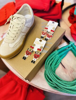 Beaded Nutcracker Earrings
