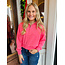 The Uptown Peach Simply Cozy Half Zip Pullover