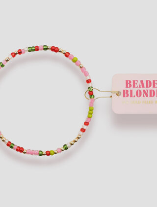 Beaded Blondes Jingle Bell Bracelet -