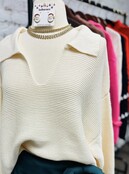 The Ivory Collar Knit