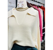 The Ivory Collar Knit