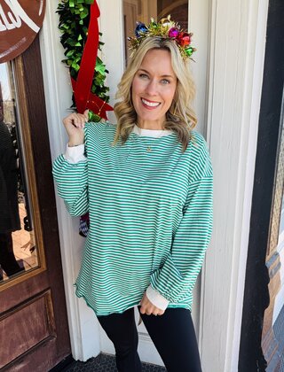 Merry Striped Top