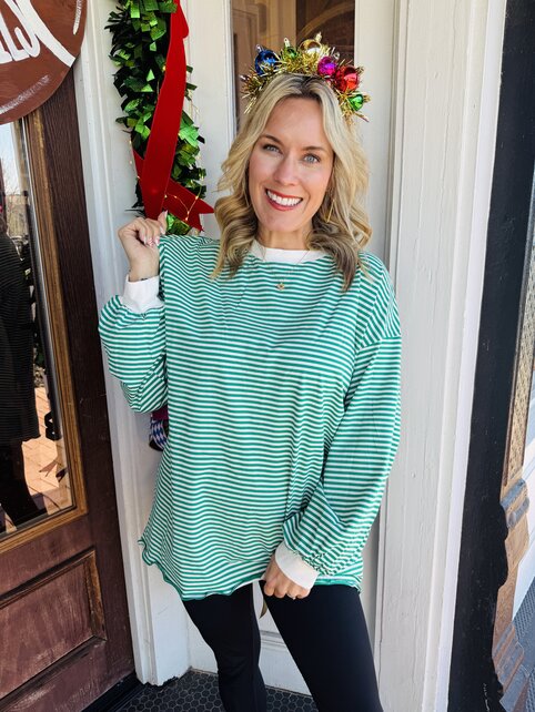 Merry Striped Top