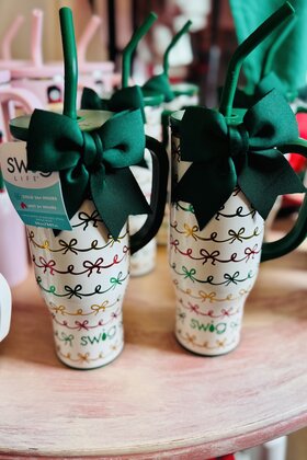 Swig Christmas Bows Mega Mug 30oz