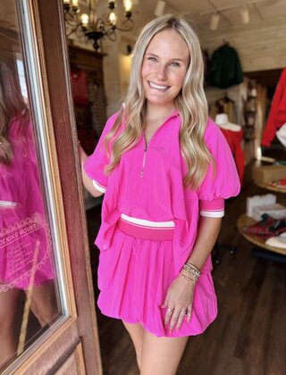 Popping Pink Bubble Skirt