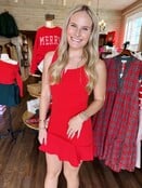 Samantha Sleeveless Skirt Hem Dress