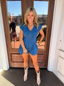 The Cutest Denim Romper