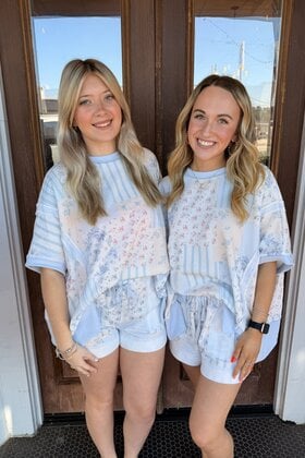 Patchwork Floral Shorts