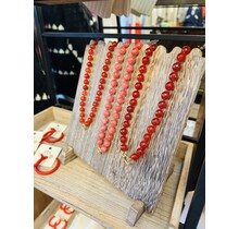 Marble Stone Charm Necklace