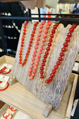 Marble Stone Charm Necklace