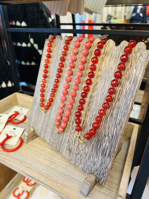 Marble Stone Charm Necklace