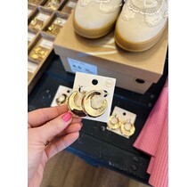 Bold Gradual Metal Hoops