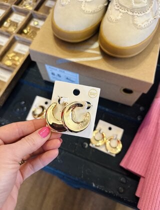 Bold Gradual Metal Hoops