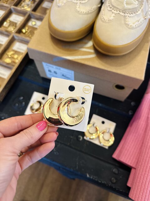 Bold Gradual Metal Hoops