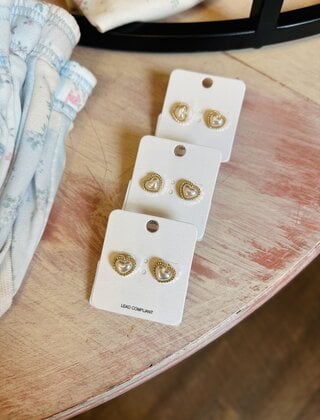 Small Roped Pearl Earrings